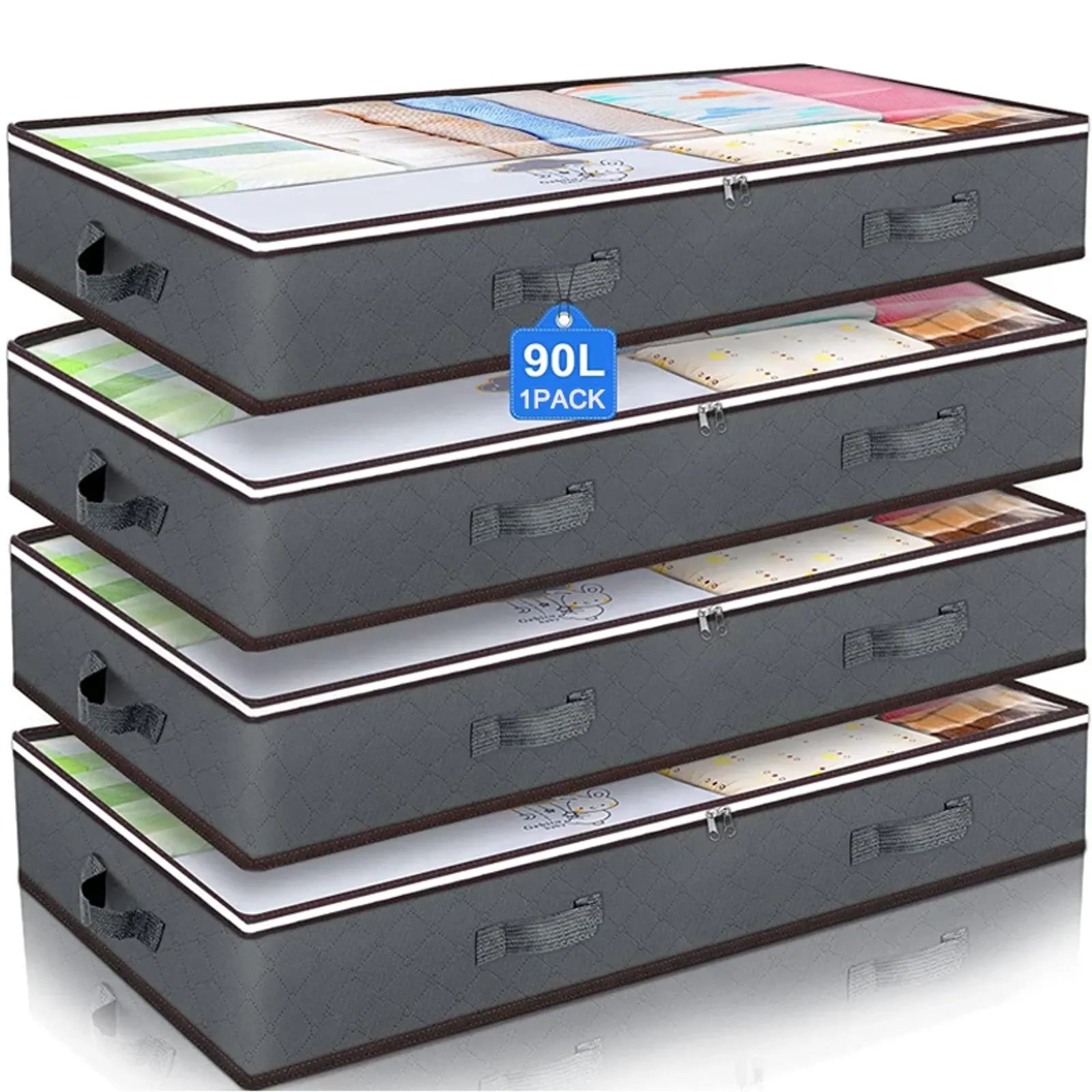 Underbed Quilt Storage Bag Organizer