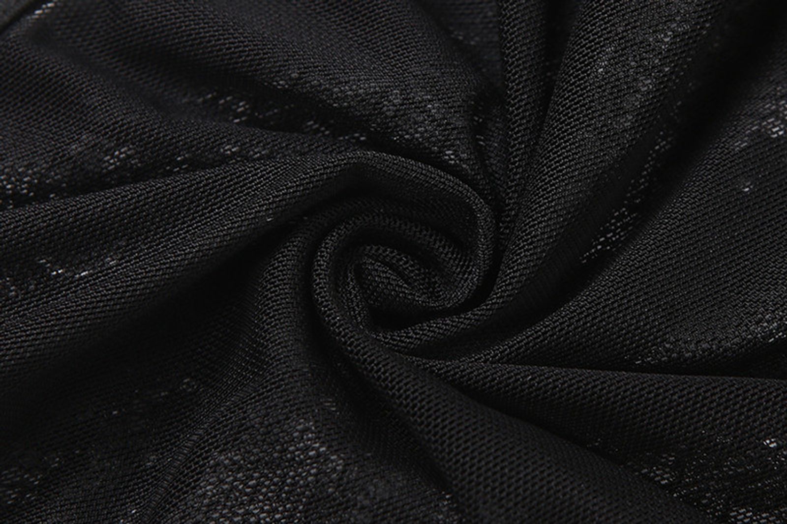 Mesh Patchwork Bodysuit - Halter Low-Neck Backless