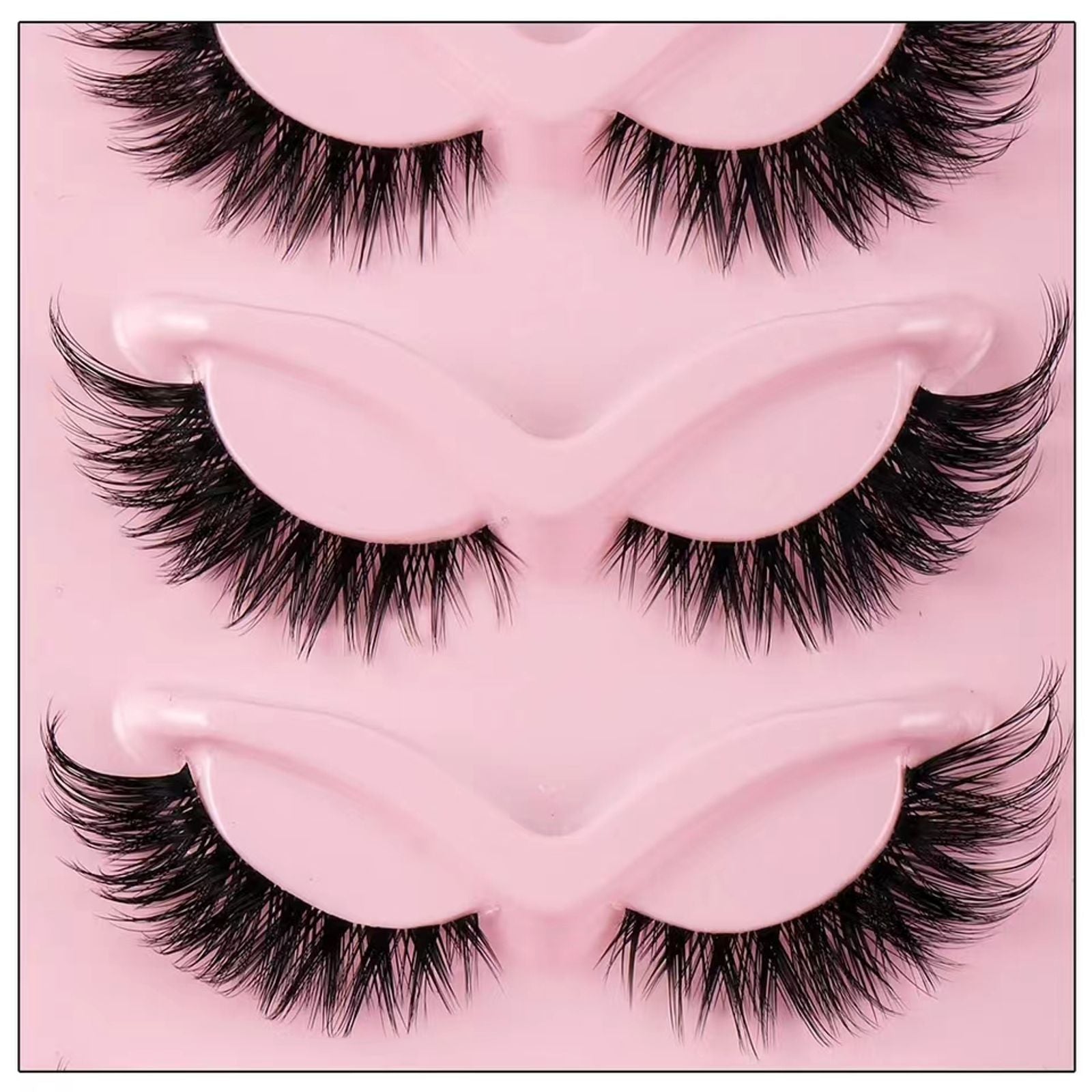 5 Pairs Cat Eye Faux Eyelashes