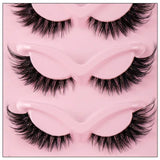 5 Pairs Cat Eye Faux Eyelashes