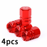 4PCS Colorful Car Tire Valve Caps