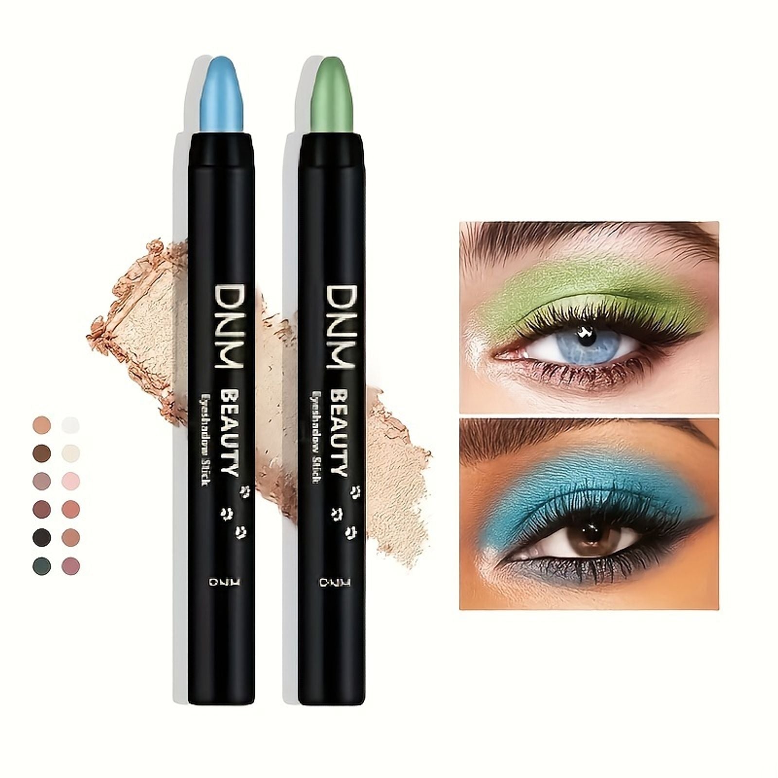16 Colors Pearlescent Waterproof Eyeliner - Long-Lasting Shine