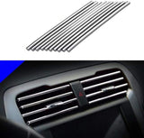 10 Pcs Car Air Vent Grille Decoration Trim Stickers