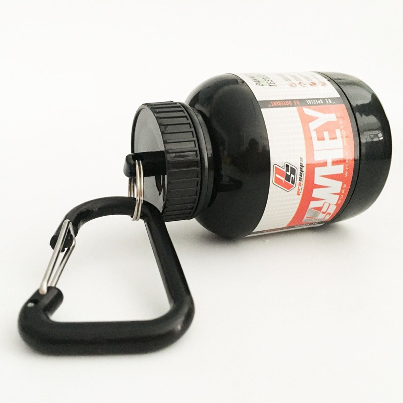 Mini Portable Protein Powder Bottle with Keychain Funnel