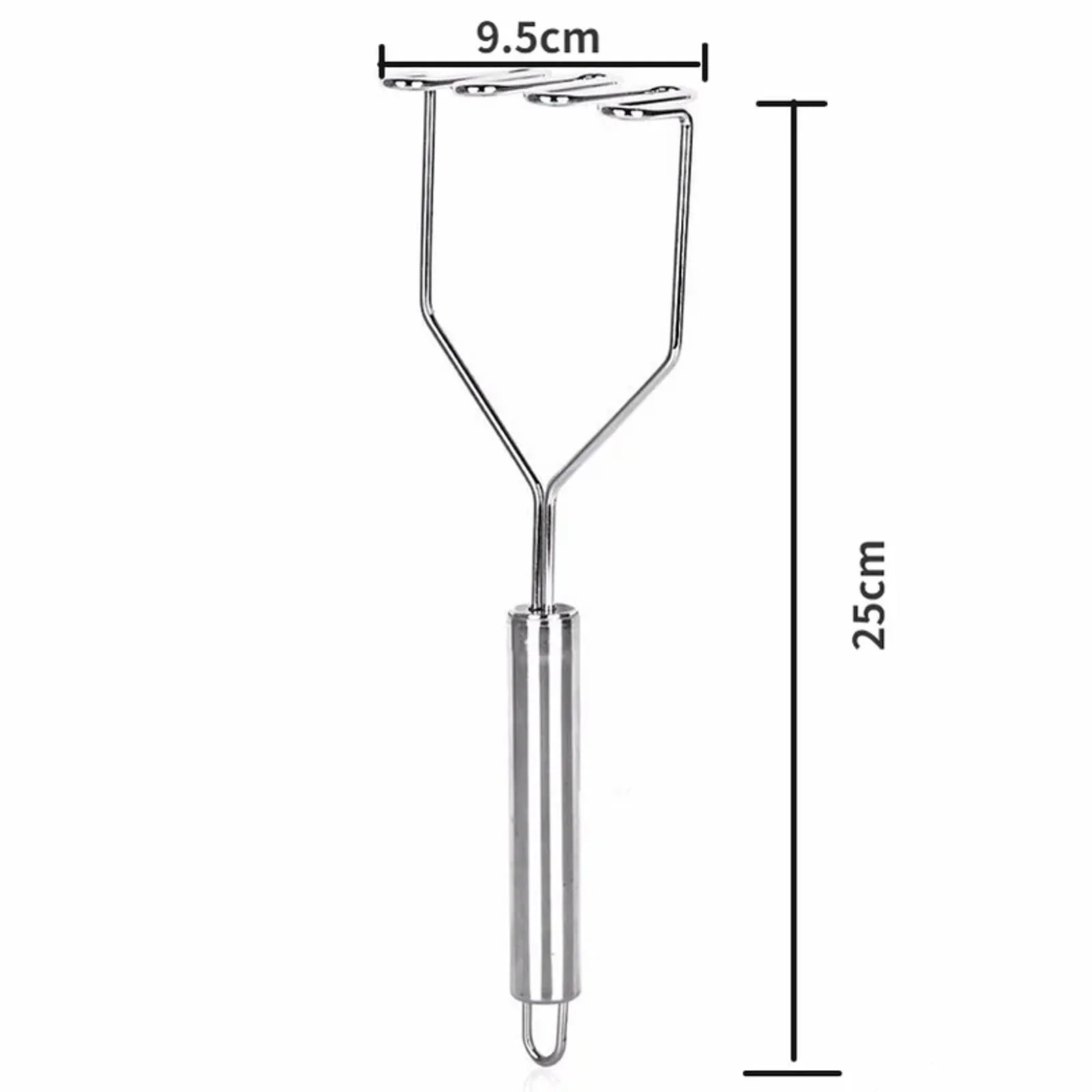 Stainless Steel Potato Masher Press Kitchen Gadget