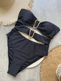 3 Colors Cut Out One Piece Swimsuit for Women