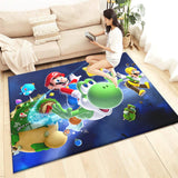 Super Mario HD Printed Carpet Rug for Living Room & Bedroom