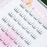 Self-Adhesive Fluffy Cluster Eyelashes for Daily Makeup