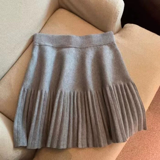 Korean Pleated Mini Skirt for Women
