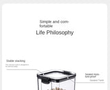 Large Plastic Sealed Jars for Grain and Seasoning Storage