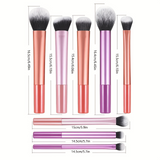 8pcs Soft Synthetic Makeup Brush Kit