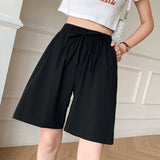 Women’s Summer Cotton Linen Shorts with Pockets