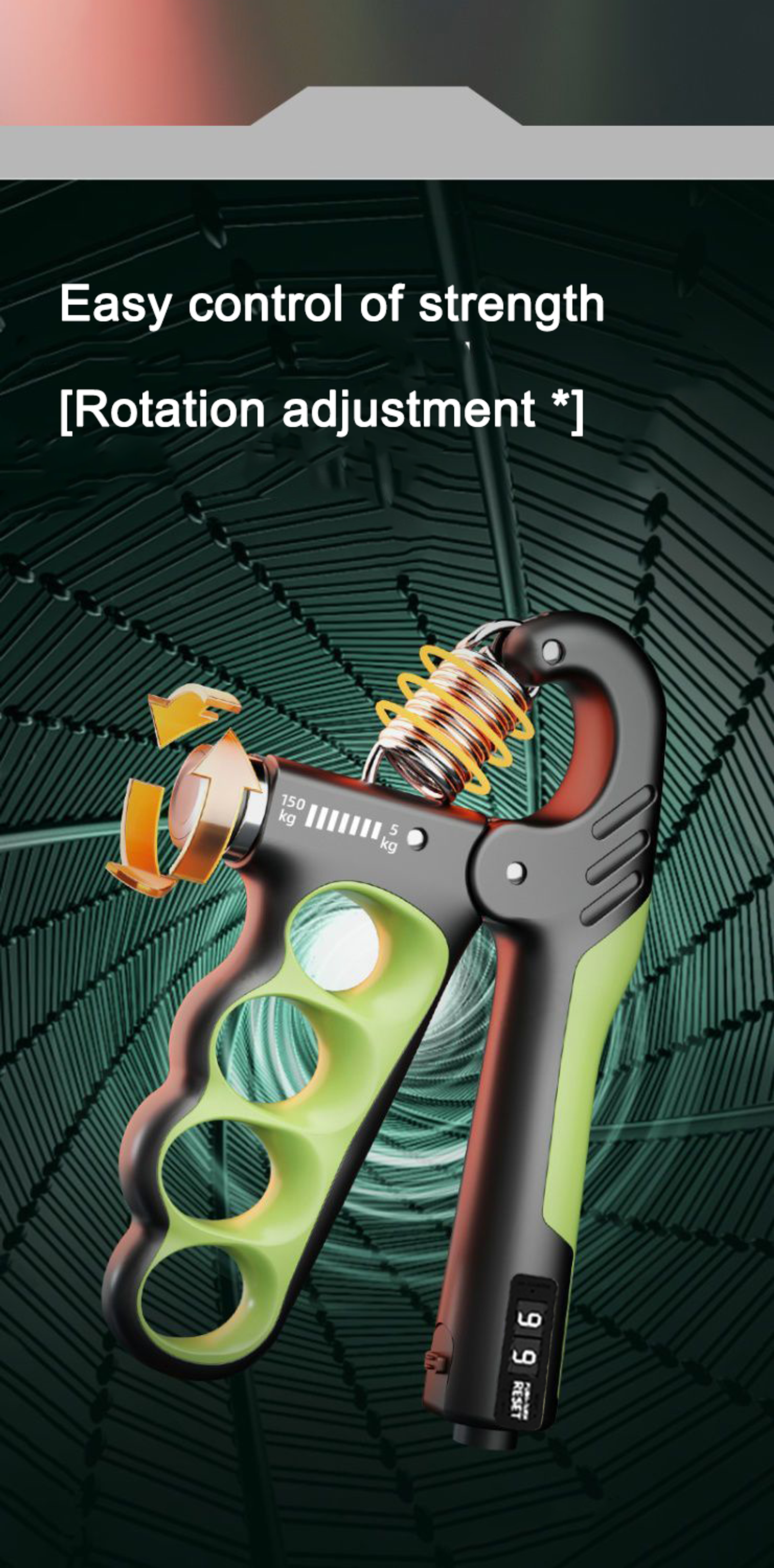 Adjustable Grip Strength Device for Rehabilitation & Training