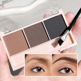 3-Color Brow Powder Set with Brush