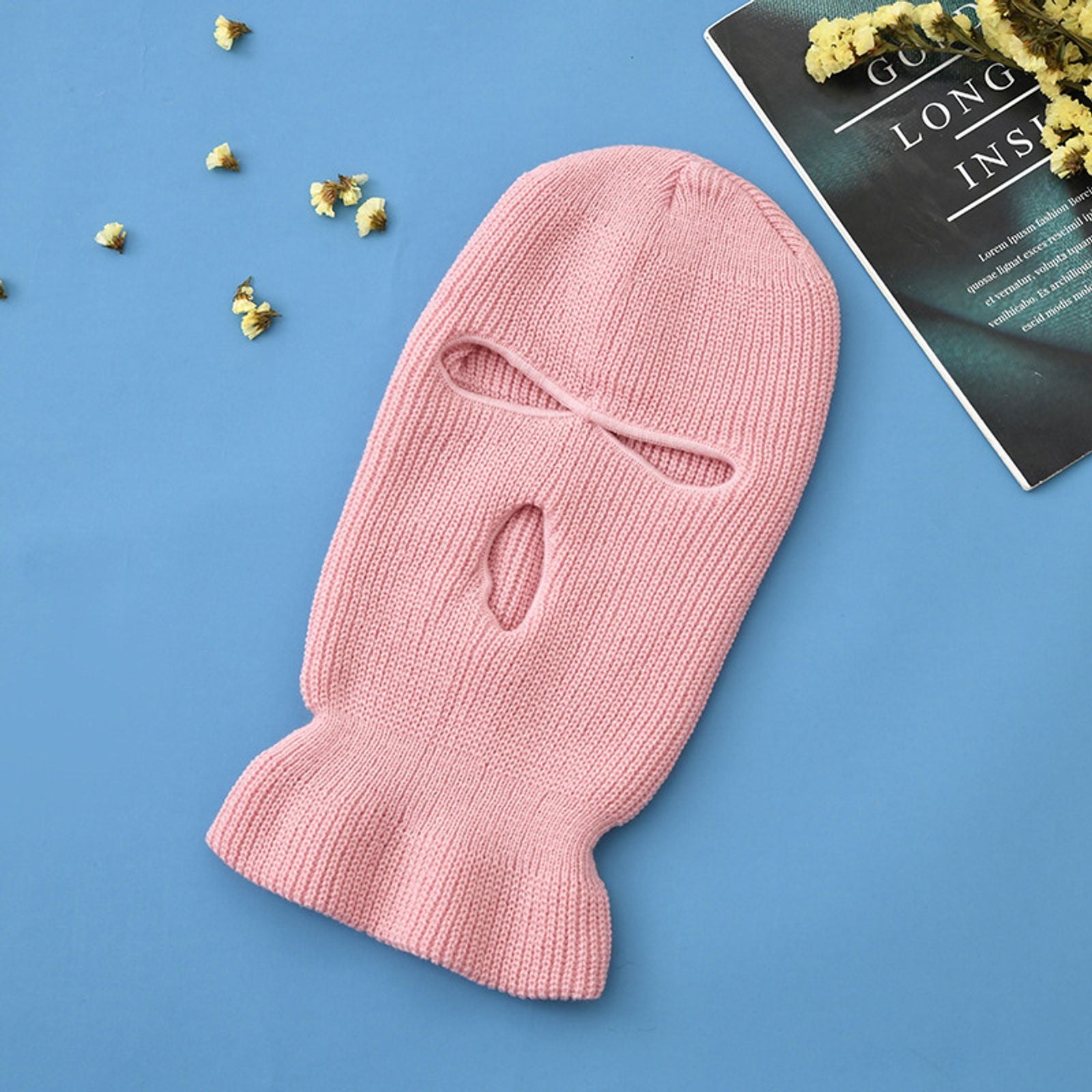 Windproof Full Face Knit Ski Mask for Winter