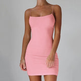 Women’s Summer Spaghetti Strap Mini Dress
