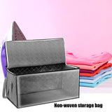Large Capacity Foldable Clothes Storage Bag with Zipper