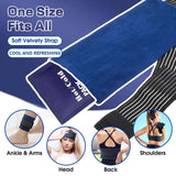 Reusable Ice Pack with Elastic Strap for Pain Relief