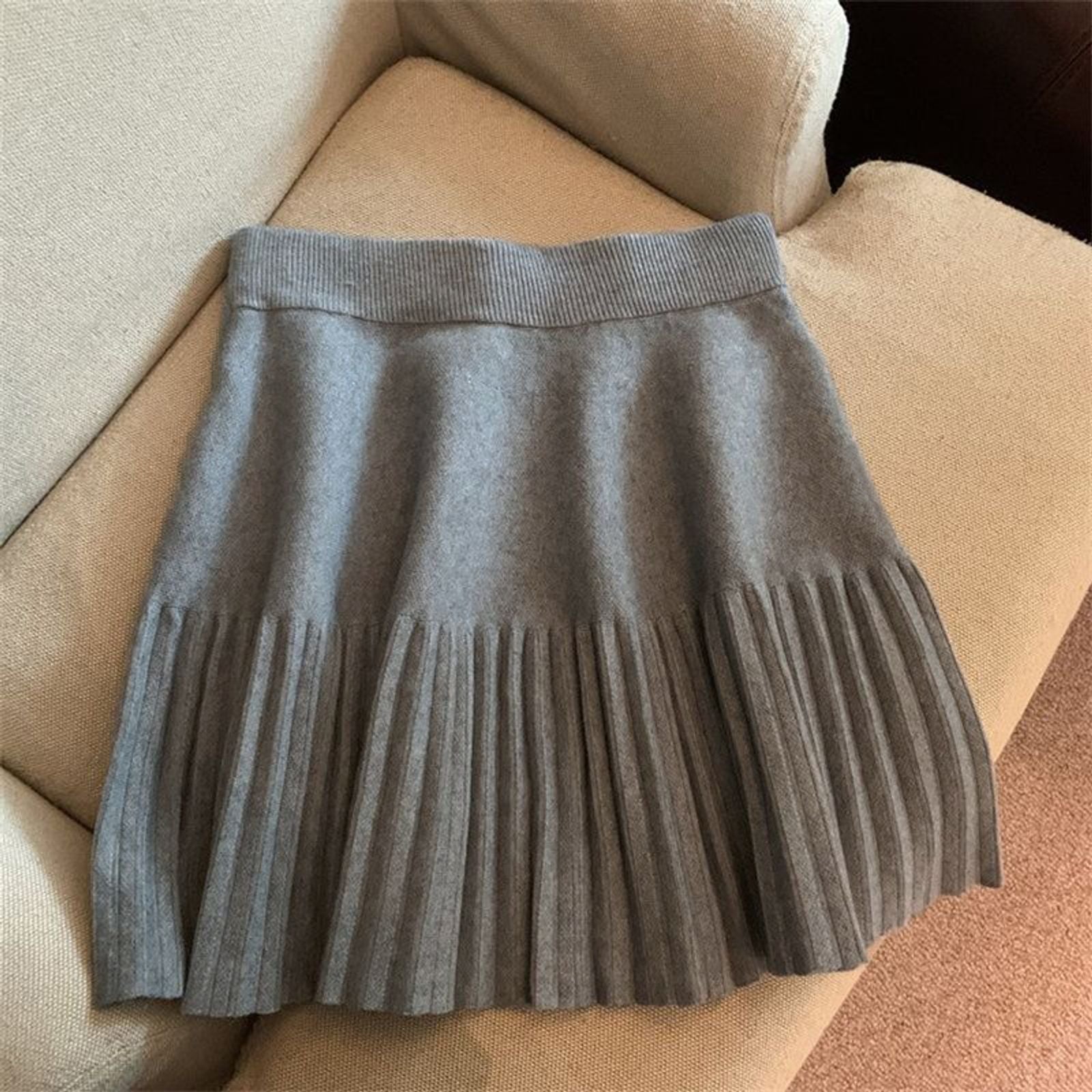Korean Sweet Pleated Mini Skirt for Women
