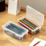 Large Clear Plastic Storage Boxes with Hinged Lids