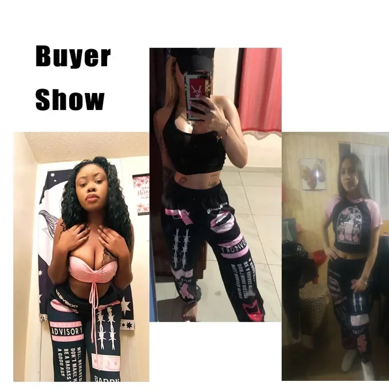 Summer Printed Casual Elastic Waist Harlan Pants for Women