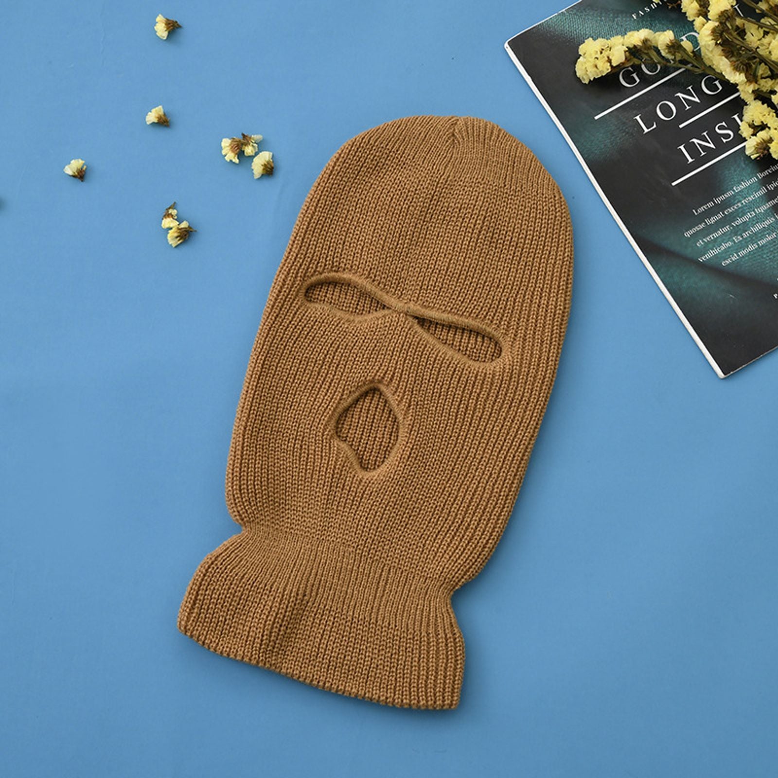 Windproof Full Face Knit Ski Mask for Winter