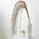 90CM Glitter Sequins and Tassels for Christmas Arrangements