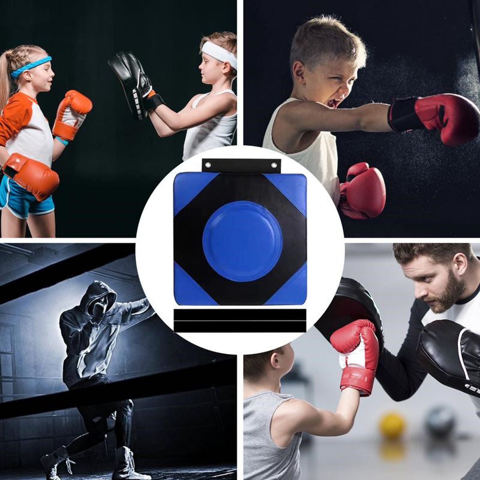Wall-Mounted Boxing Target Pad for Taekwondo Training