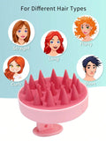 Silicone Scalp Massager Hair Washing Brush