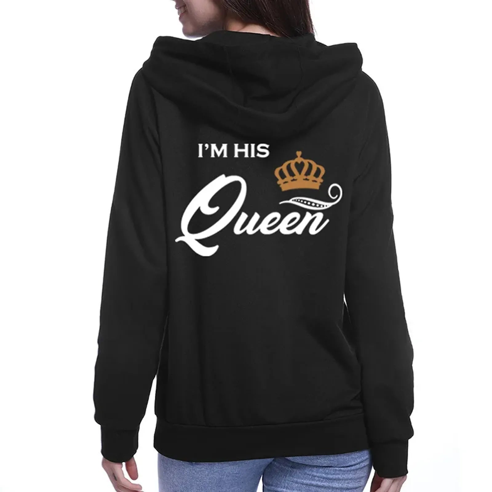 His Queen or Her King Couple Hoodies