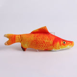 Plush Fish Cat Toy for Teasing and Chewing