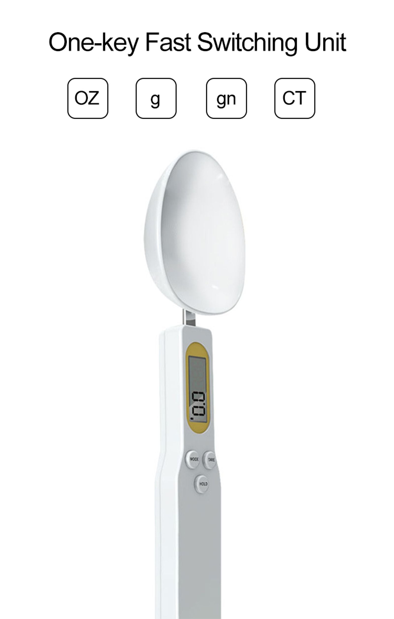 Portable LCD Digital Kitchen Scale Measuring Spoon