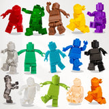 Movable Joint Building Blocks Figurine - 1.77 Inches