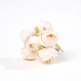 11cm Silk Artificial Rose Flowers Bouquet - 1/3/5 Pieces