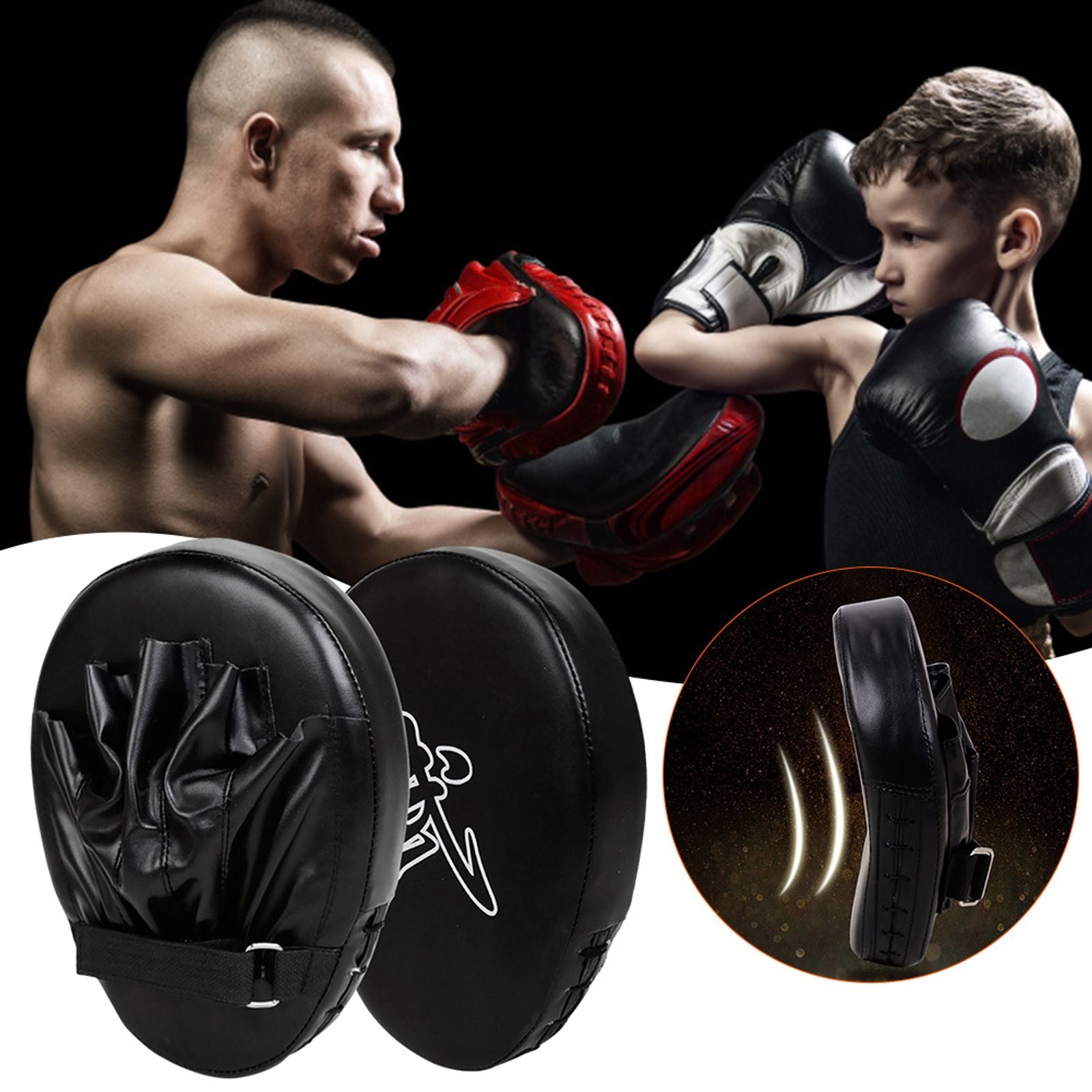 Wear Resistant Boxing Hand Target Mitts for MMA and Muay Thai