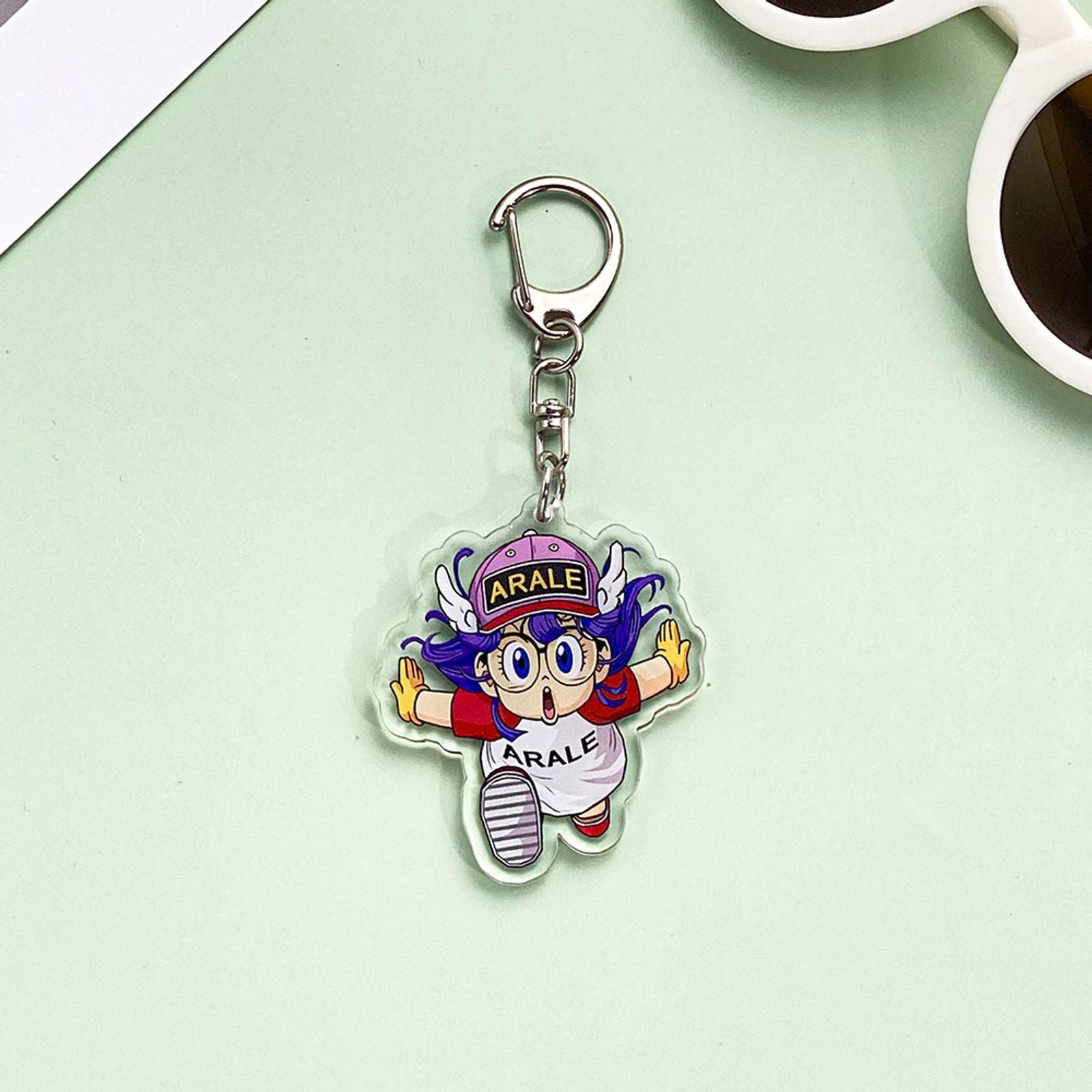 Anime Arale Acrylic Keychain - Fun Bag Charm