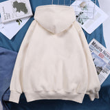 Women's Cute Strawberry Rabbit Printed Hoodie