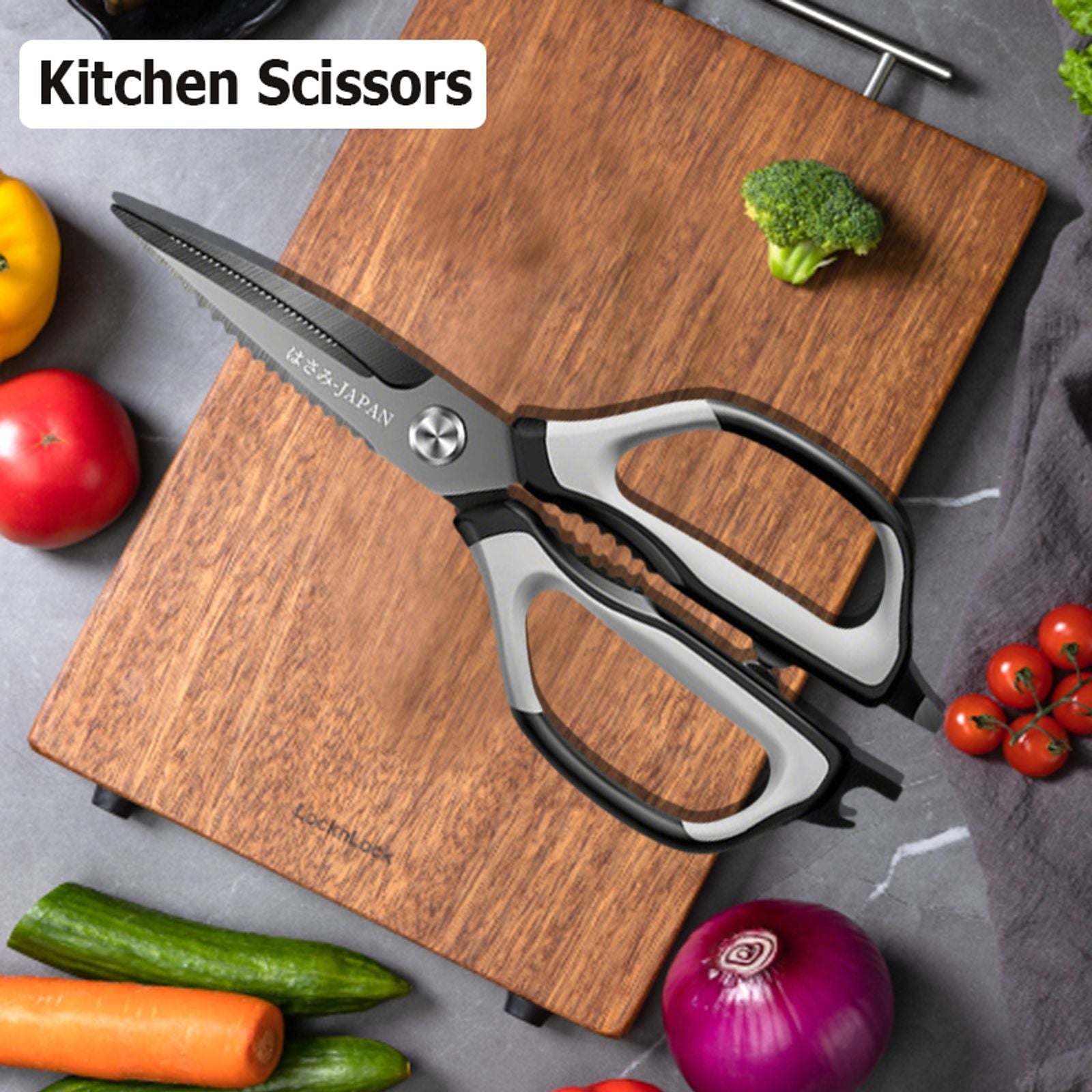 Kitchen Stainless Steel Scissors for Cooking and Barbecue