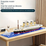 1878 PCS Cruise Ship Model Building Block Set