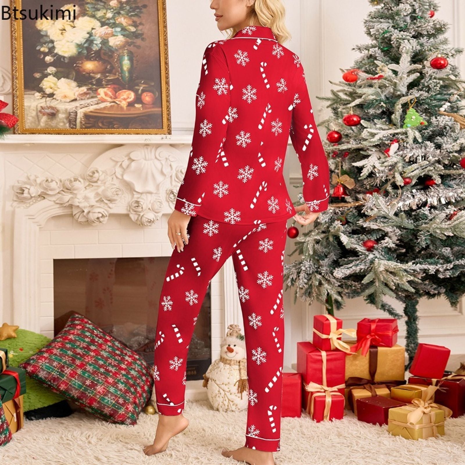 2025 Christmas Holiday Pajamas Set for Women