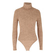 Autumn Women’s Solid Turtleneck Bodysuit
