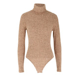 Autumn Women’s Solid Turtleneck Bodysuit