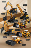 Mini Engineering Diecast Car Set - Construction Vehicles