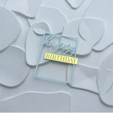 Happy Birthday Acrylic Cake Topper Set - 5pcs