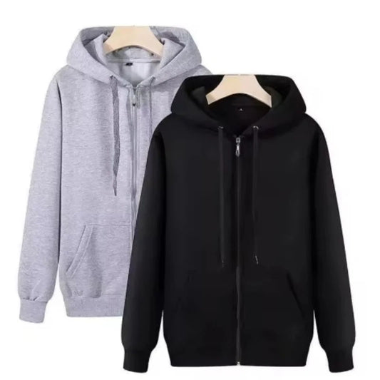 Men's and Women's Fleece Zip Up Hoodies