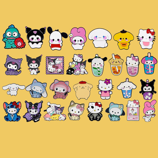 Kawaii Anime Enamel Pins for Women and Kids
