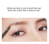 2 in 1 Waterproof Eyebrow Pencil - Long Lasting & Easy to Use