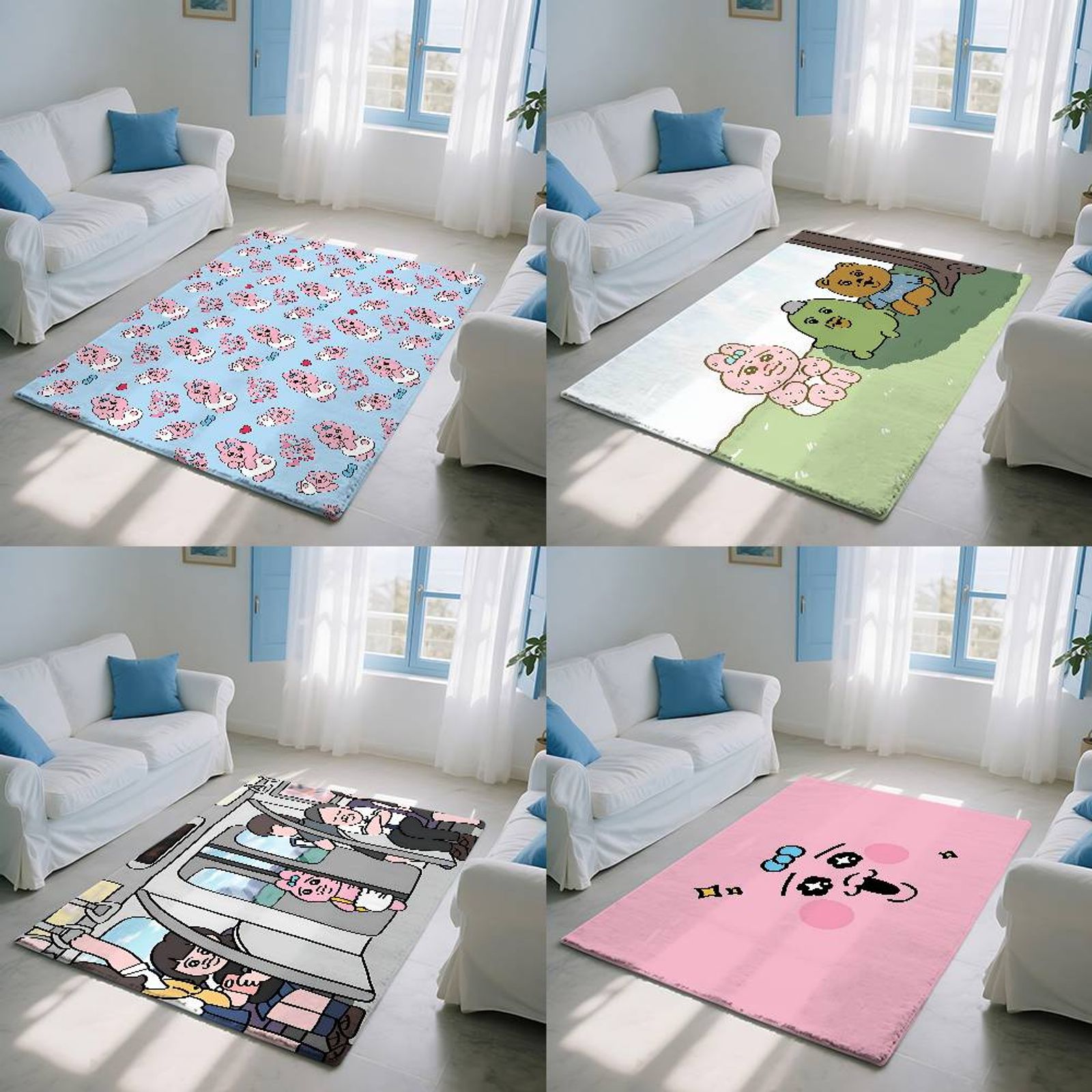 U-Usagi Anti-Slip Floor Mats for Home & Laundry