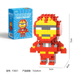 Marvel Legends Deadpool and Iron Man Building Blocks
