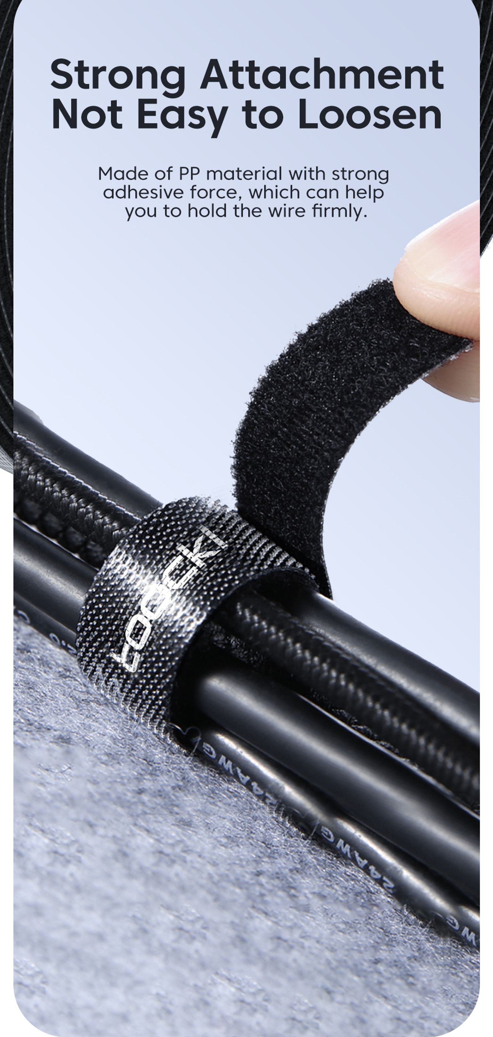 Toocki Cable Organizer - USB Cable Management and Wire Winder